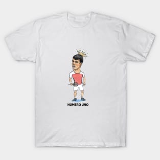 Carlos Alcaraz Numero Uno Caricature T-Shirt